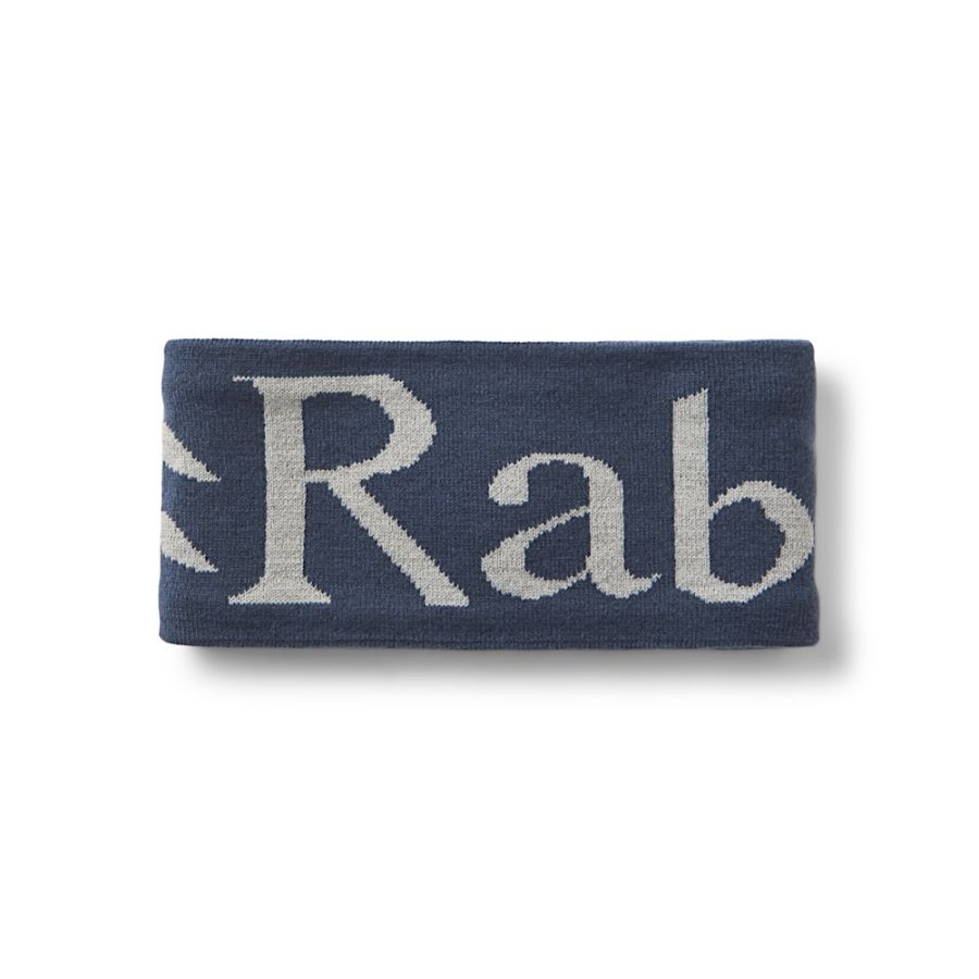 RAB KNITTED LOGO HEADBAND MBL