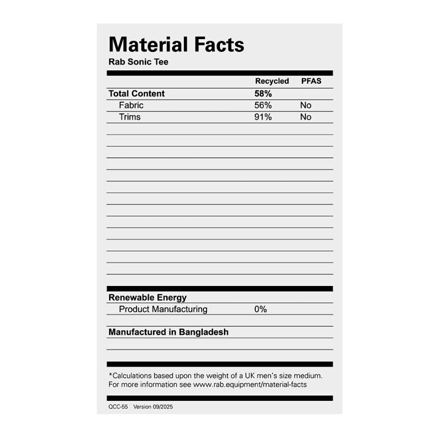 RAB SONIC TEE DEFAULT 99