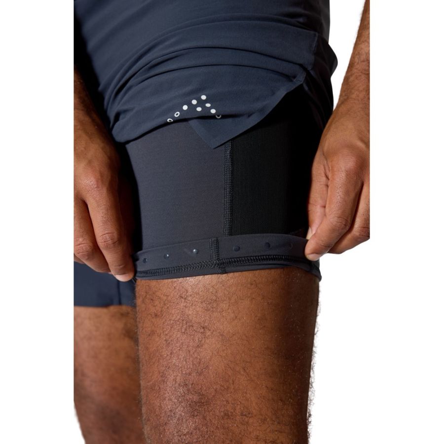 RAB TALUS 2 IN 1 SHORTS - 7" EBN 91