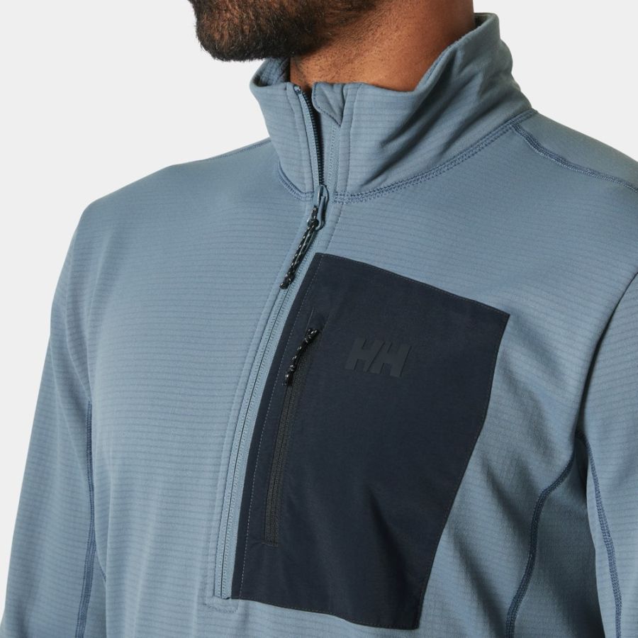 HH VERSALITE 1/2 ZIP FLEECE NAV 04