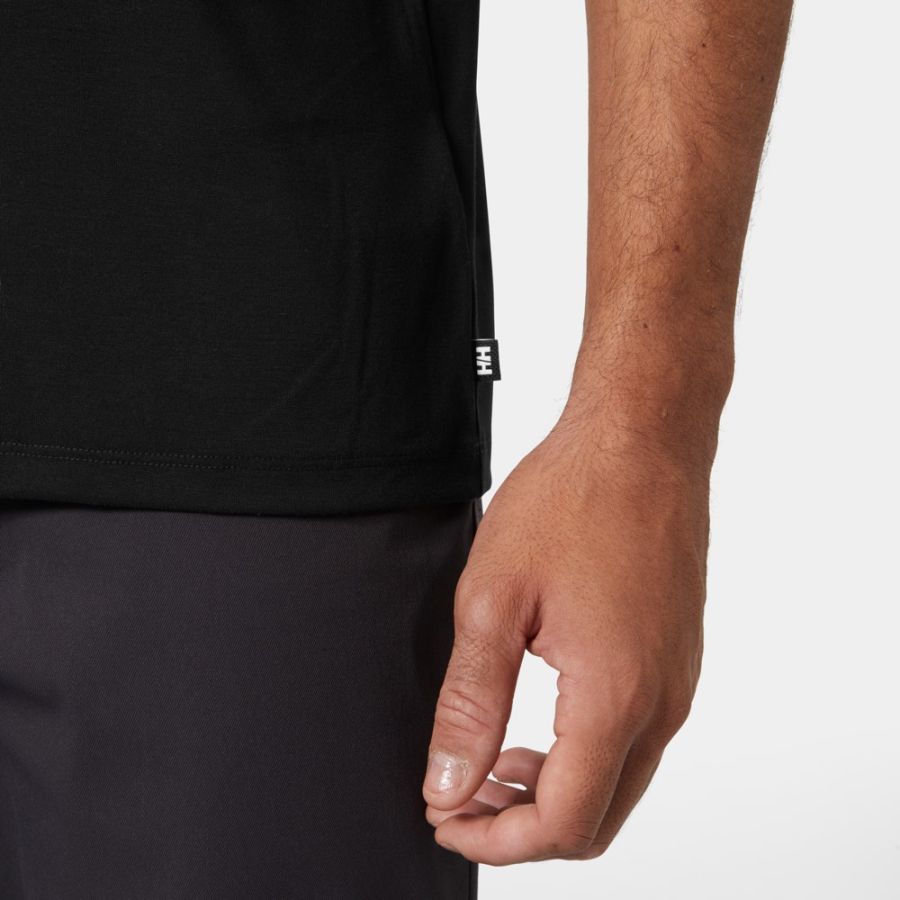 HH SKOG GRAPHIC T-SHIRT BLK 03