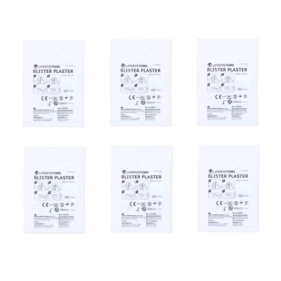 LS BLISTER PLASTERS - SIX PACK ANY e
