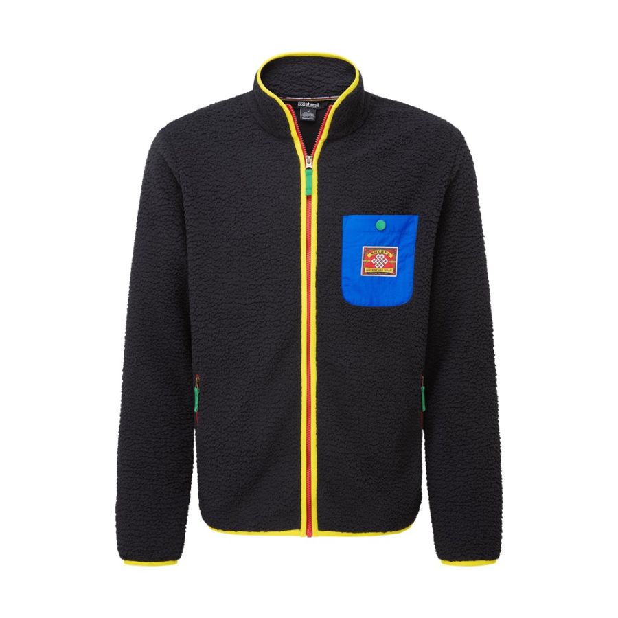 SHERPA TARCHO FULL ZIP FLEECE BLK