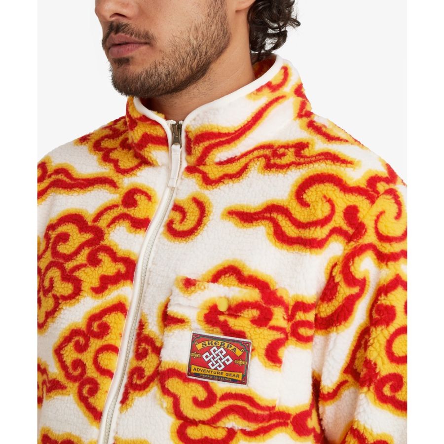 SHERPA TARCHO PRINTED FZ FLEEC CDE f SHERPA TARCHO PRINTED FZ FLEEC CDE f