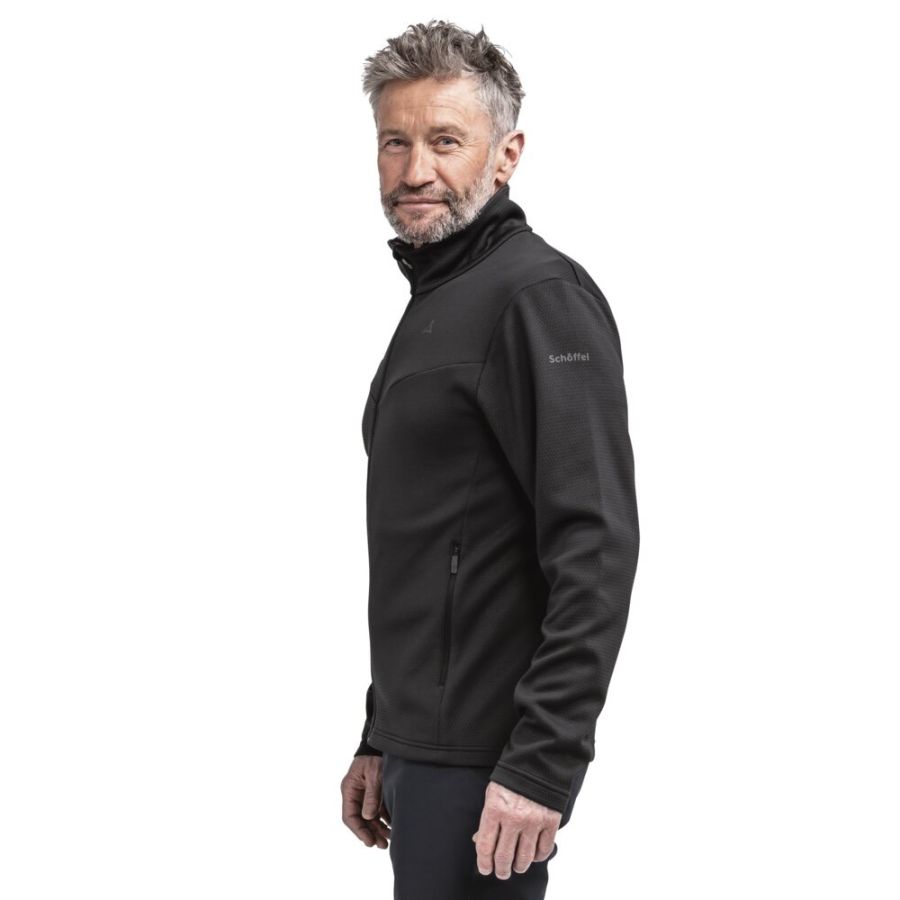 SCHOFFEL PINE SKI FLEECE JKT BLK d