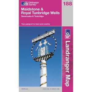 ORDNANCE SURVEY LANDRANGER 188 ANY