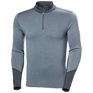 HH LIFA MERINO MW 1/2 ZIP NAV 01