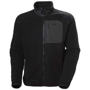 HH PANORAMA PILE BLOCK JACKET BLK 01