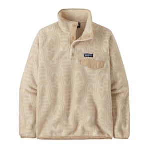 W LW SYNCH SNAP-T PULLOVER WHT