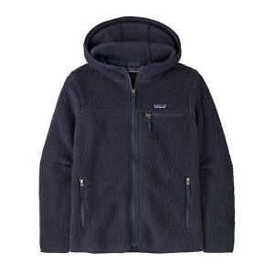 W RETRO PILE HOODY DBL
