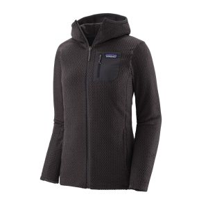 W R1 AIR FULL ZIP HOODY BLK