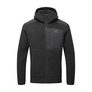ME HIGH PILE HOODED JACKET BLK