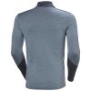 HH LIFA MERINO MW 1/2 ZIP NAV 02