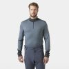 HH LIFA MERINO MW 1/2 ZIP NAV 03