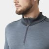 HH LIFA MERINO MW 1/2 ZIP NAV 05