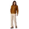 W RETRO PILE JACKET BRN 1