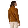 W RETRO PILE JACKET BRN 2