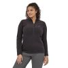 W R1 AIR ZIP NECK BLK 3