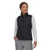 W DOWN SWEATER VEST BLK 1