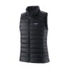 W DOWN SWEATER VEST BLK