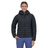W DOWN SWEATER HOODY BLK 1 W DOWN SWEATER HOODY BLK 1