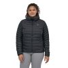 W DOWN SWEATER HOODY BLK 4 W DOWN SWEATER HOODY BLK 4