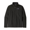 BETTER SWEATER 1/4 ZIP BLK