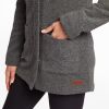 SHERPA LHAMU BUTTON COAT WMS GRY c