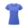 ME W GROUNDUP STRIPE TEE BLU