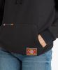 SHERPA MASK HOODIE SWEATSHIRT BLK h SHERPA MASK HOODIE SWEATSHIRT BLK h